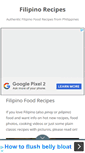 Mobile Screenshot of filipinorecipes.org